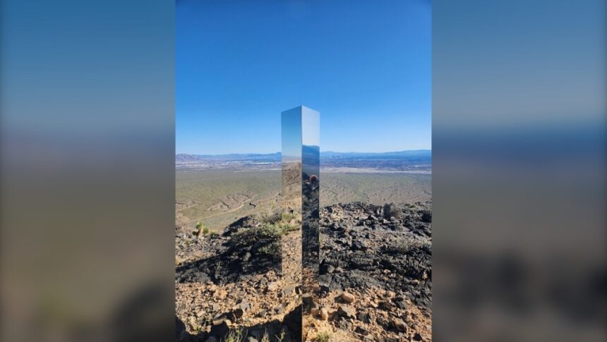 Strange monolith pops up in Nevada desert