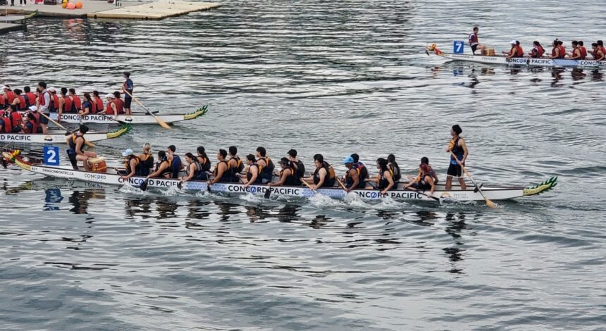 Dragon Boat Festival goes on despite sewer main break near False Creek