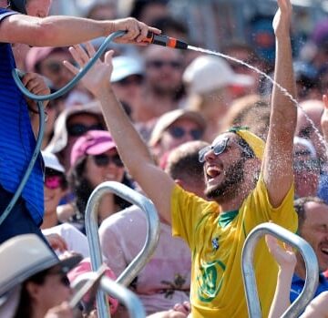 Paris sizzles under heat wave as Olympic athletes and fans try to stay cool