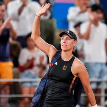 Olympia 2024: So wird Angelique Kerber nach ihrem letzten Match im Deutschen Haus gefeiert