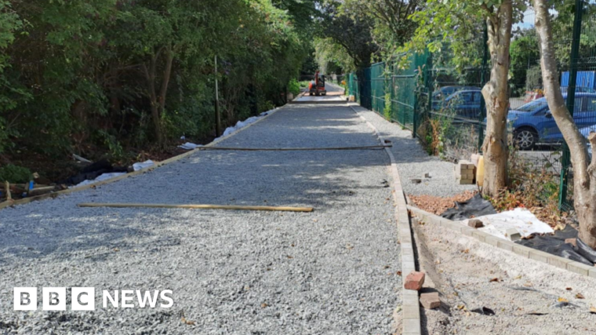 Path resurfacing work ‘progressing well’ at Leicester park