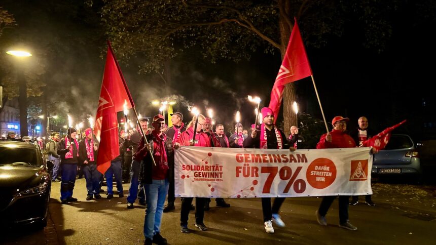 IG Metall-Streik bei Benteler-Werken in Paderborn