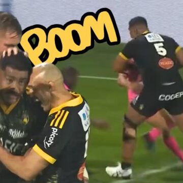 VIDÉO. TOP 14. Skelton et ses 145 kg font exploser le Stade Français pour la victoire du Stade Rochelais