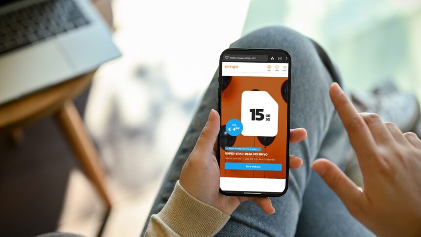 Günstige Handyverträge am Black Friday: simyo bietet 50 GB für nur 9,99 Euro!