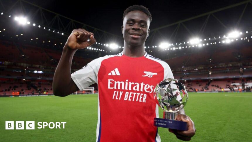 Bukayo Saka: ‘He is an incredible person’